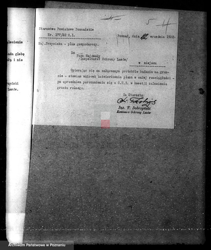 Obraz 9 z jednostki "Nadzór nad gospodarką w lasach majętności Przysieka powiecie gnieźnieńskim"