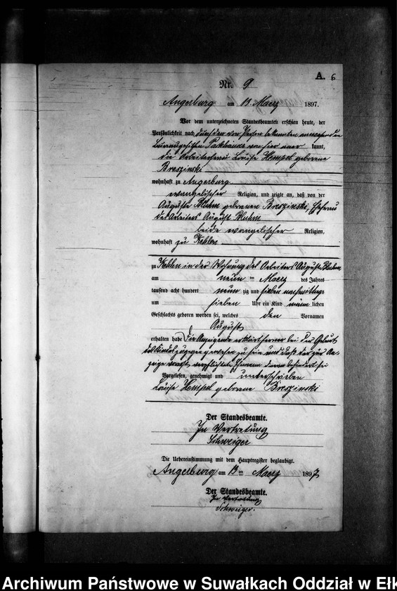 image.from.unit.number "Geburts-Neben-Register des Preussischen Standes-Amtes Kehlen Kreis Angerburg"