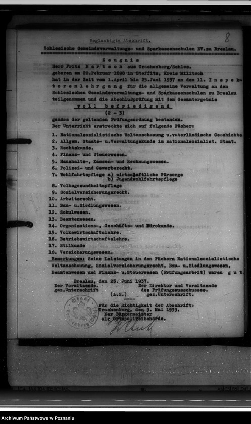 Obraz 12 z jednostki "Bewerbungen um Anstellung"