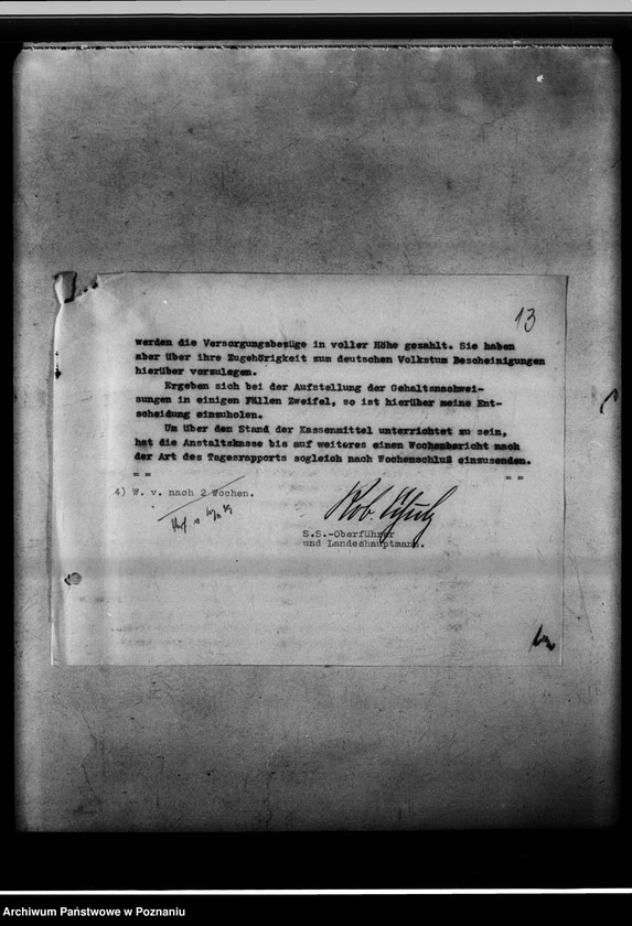 Obraz 17 z jednostki "Akten betreffend Landesheilanstalt Kosten [Protokoły lustracji i zestawienia finansowe]."