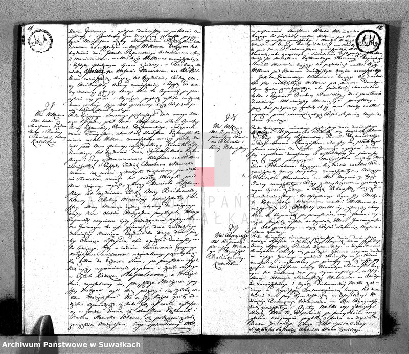 image.from.unit.number "Akta Cywilne Małżeństw Urzędnika Stanu Cywilnego Gminy Liszkowskiey w Roku 1815/16 spisane"