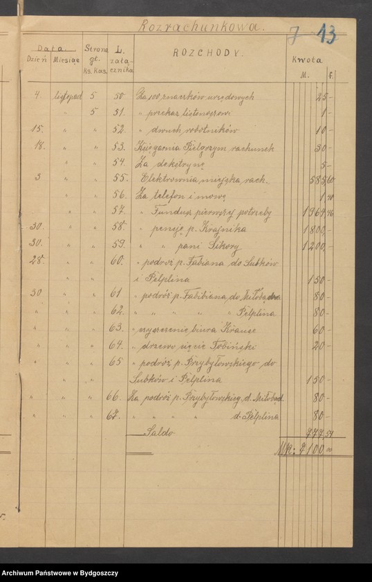 image.from.unit.number "[Akta finansowe Komendy Powiatowej Zachodniej Straży Obywatelskiej w Tczewie, wysłane do Komendy Głównej Zachodniej Straży Obywatelskiej w Poznaniu]"