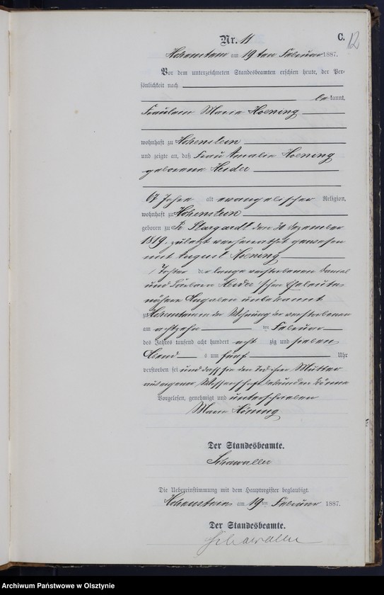 image.from.unit.number "Sterbe-Neben-Register Nr 1 - 76"