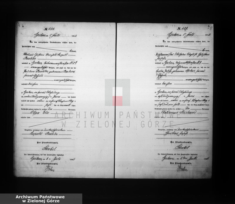 image.from.unit.number "Geburts-Neben-Register, Band II von No 525 bis No 892"