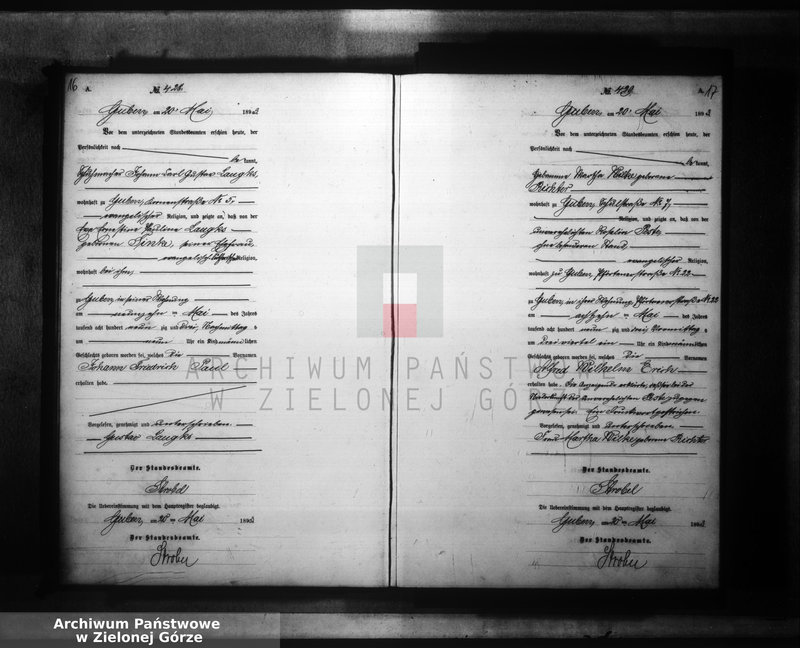 image.from.unit.number "Geburts-Neben-Register, Band II von No 413 bis No 826"