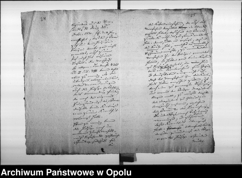 Obraz 20 z jednostki "Acta des Magistrats zu Oppeln betreffend die Anforderung des Magistrats zu Brieg wegen der Cur-Kosten des mit der Krätze angeblich behafteten Schneidergesellen Joseph Bauer aus Dittmaringen in Baiern im Betrage von 7 rtl. 11 pfg."