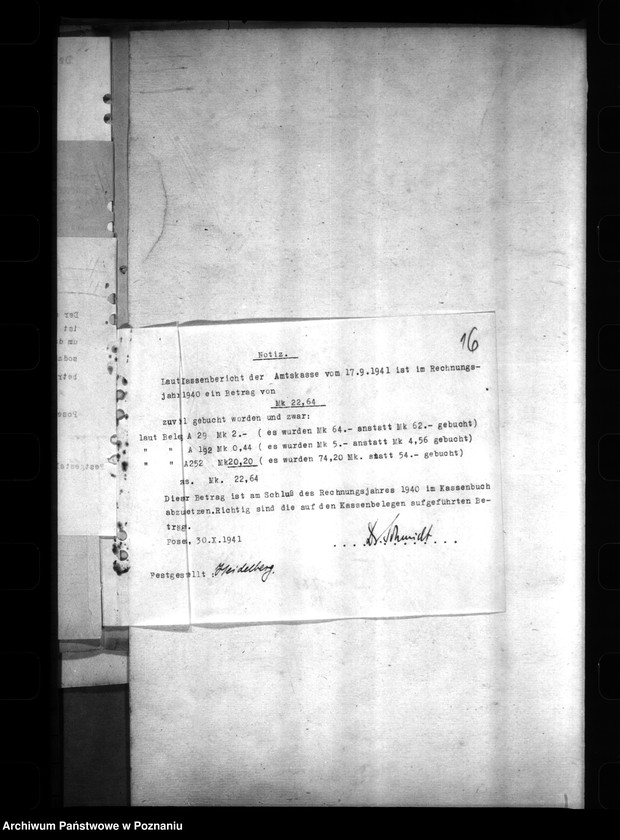 Obraz 20 z jednostki "Gräberzentrale- Mittelbewirtschaftung"