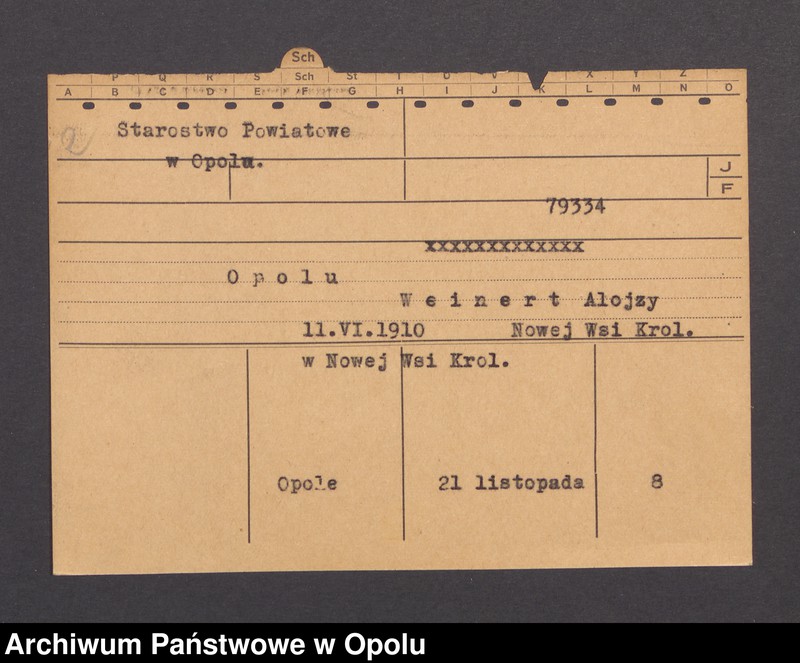Obraz 4 z jednostki "[Sapia Josef, ur. 6.9.1893, zam. Friedrichswille]"