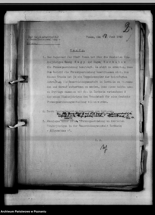 Obraz 8 z jednostki "Fürsorgeerziehung an deutsche Minderjährigen."