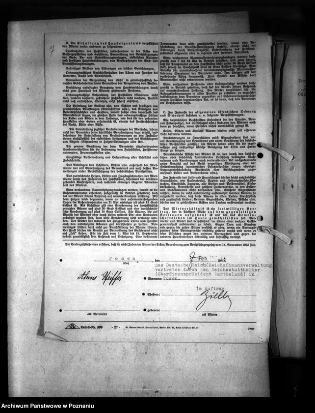 Obraz 11 z jednostki "Wohnungszuweisungen für Deutsche. Verdrängung der Polen."