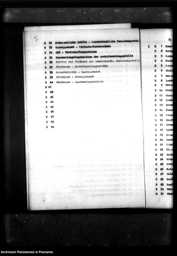 Obraz 9 z jednostki "Aktenverzeichnis - Abteilung IV, Kultur."