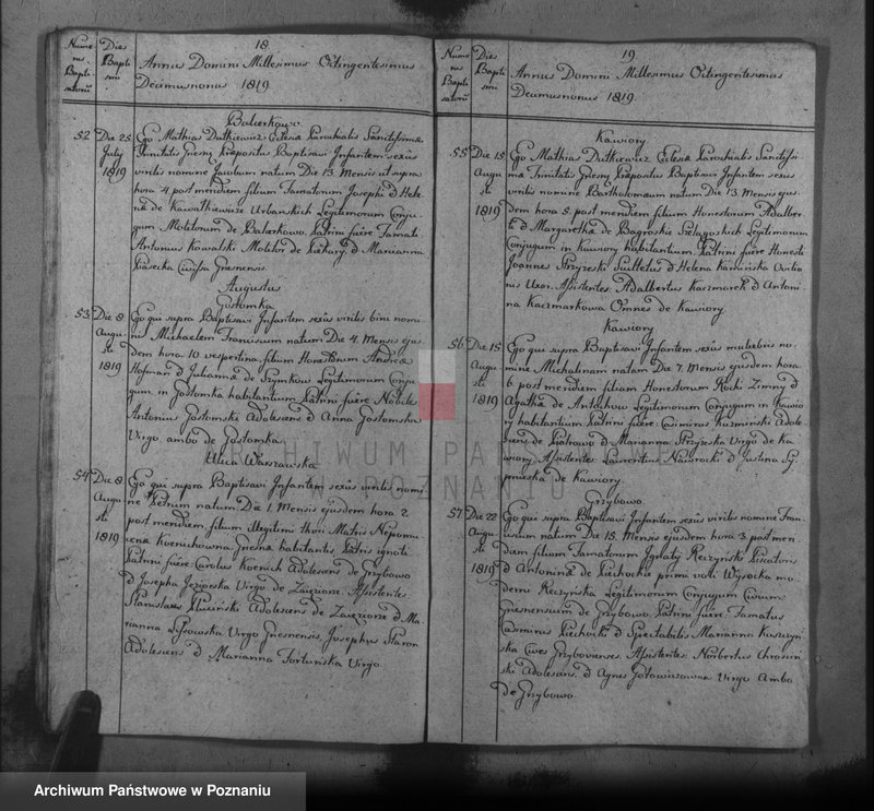 image.from.unit.number "Księga ochrzczonych"