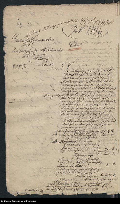 Obraz 16 z jednostki "A. betr. Michael von Michałowski aus Słupy, Kreis Schubin"