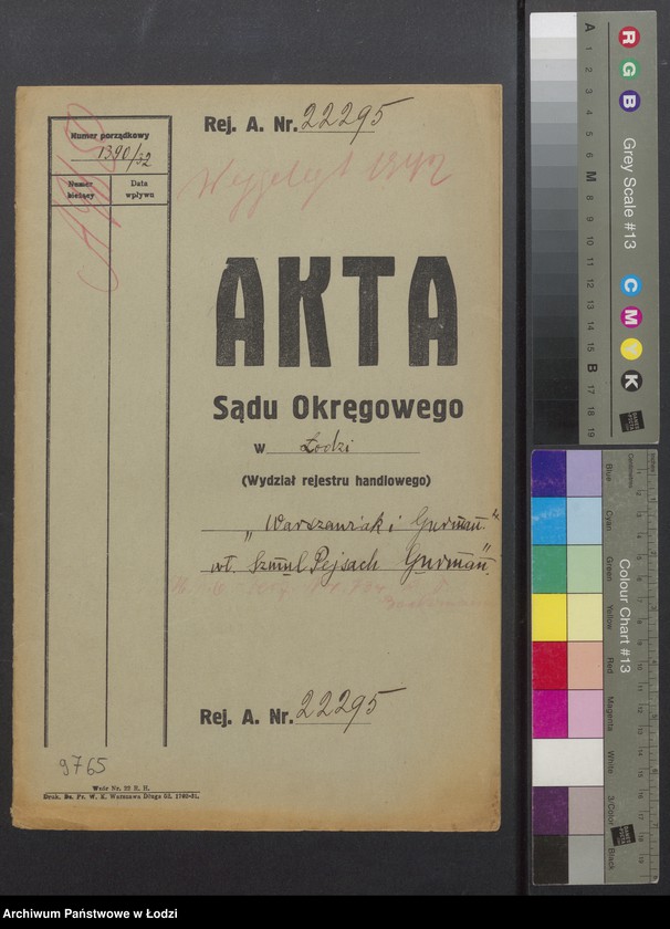 Obraz 2 z jednostki "Szmul Pejsach Gurman- handel lampami i artykułami fajansowymi"