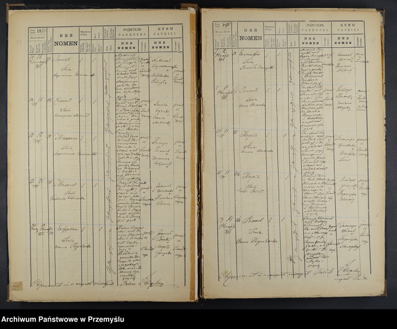 image.from.unit.number "[Odpisy księgi urodzeń, małżeństw, zgonów z lat 1876-1881]"