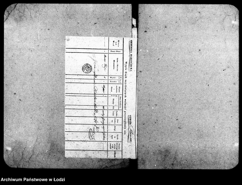 Obraz 18 z jednostki "Akta tyczące się przesiedleń"