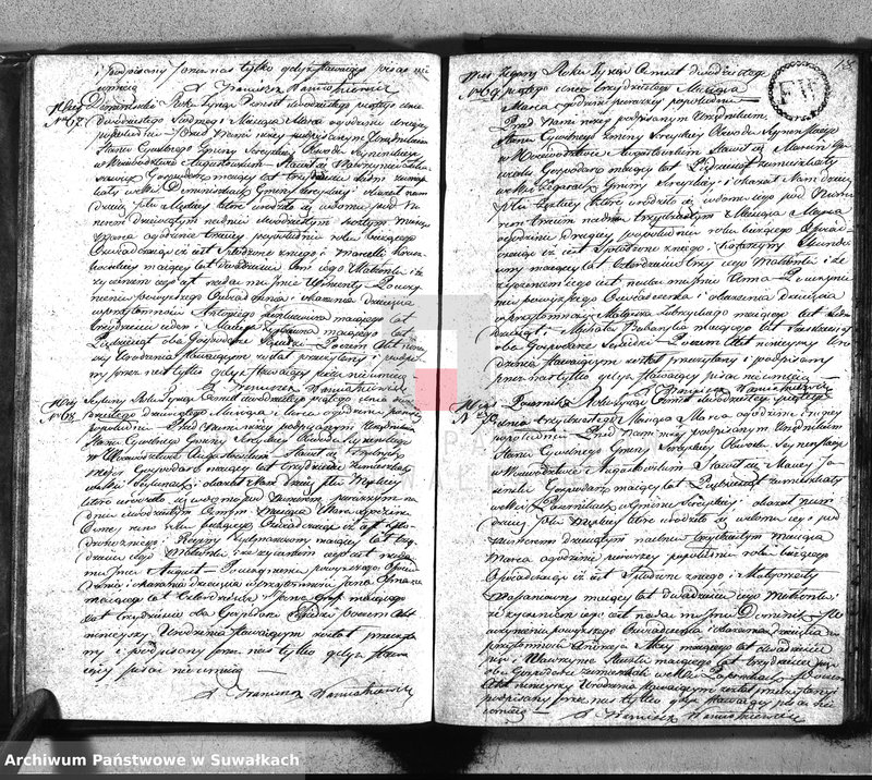 image.from.unit.number "Akta urzędnika stanu cywilnego gminy i parafij sereyskiey urodzonych od dnia 1-go stycznia 1825 do ostatniego grudnia tegoż roku"