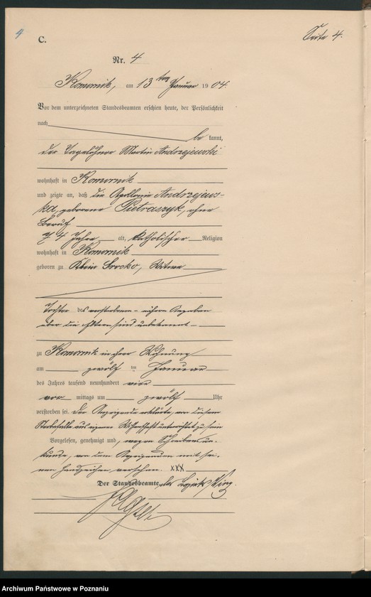 Obraz 7 z jednostki "Sterbe-Haupt-Register"