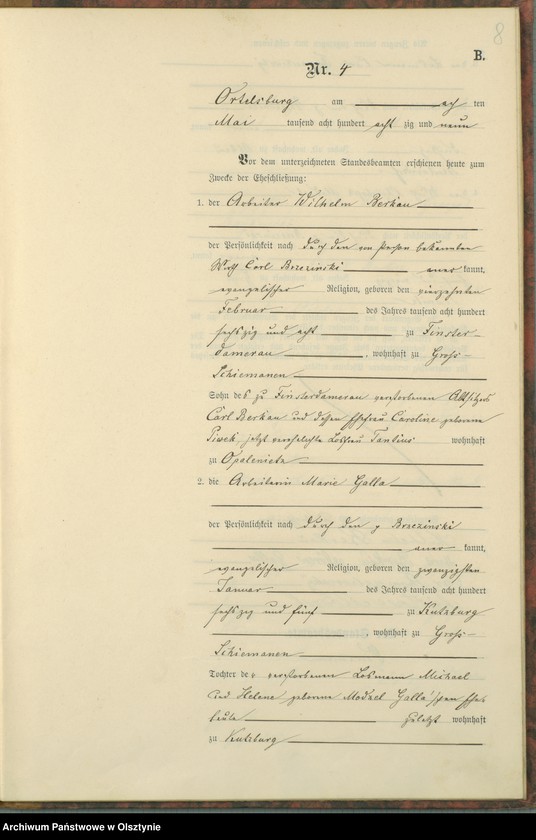 image.from.unit.number "Heiraths-Haupt-Register Nr 1 - 14"