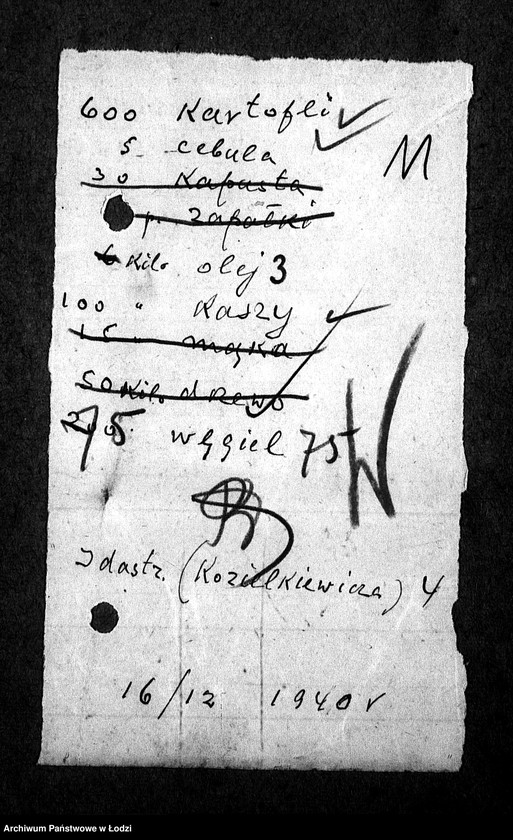 Obraz 14 z jednostki "Kuchnia N. 189 Koziełkiewicza 4 [Działalność kuchni, personel, konsumenci, kontrole]"