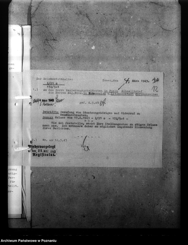 Obraz 16 z jednostki "Berufung von Staatsangehörigen auf Widerruf zu Gemeindebeamten"