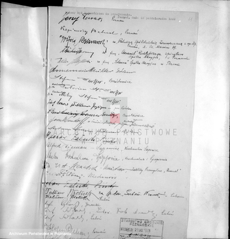 Obraz 8 z jednostki "/Związek Eksporterów Przetworów Ziemniaczanych Poznań/"