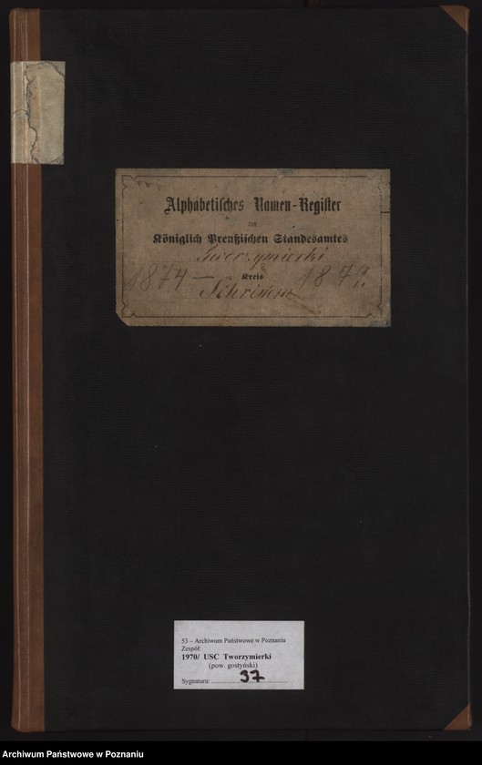 image.from.unit.number "Alphabetisches Namen-Register 1874-1879"