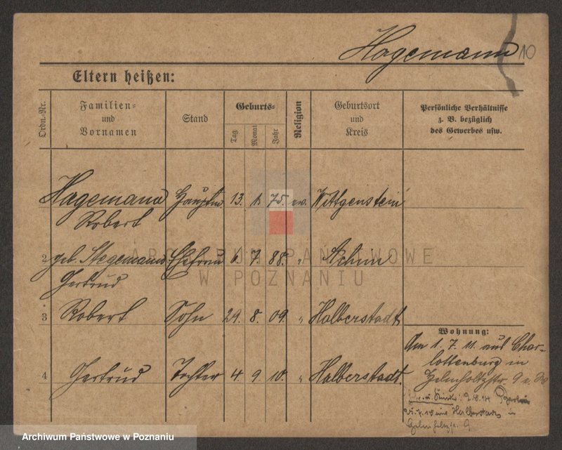 Obraz 10 z jednostki "Hagbeyer - Hajdrichowski (Hei..)"