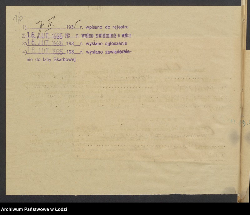 Obraz 18 z jednostki "Mozes Gwircman i Izaak Ratner- fabryka towarów wełnianych"