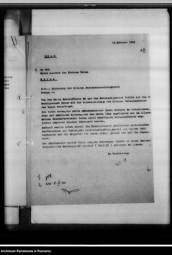 image.from.unit.number "Einziehungsprotokolle [ksiąg kościelnych] Kreis Welun [powiat wieluński, województwo łódzkie]"