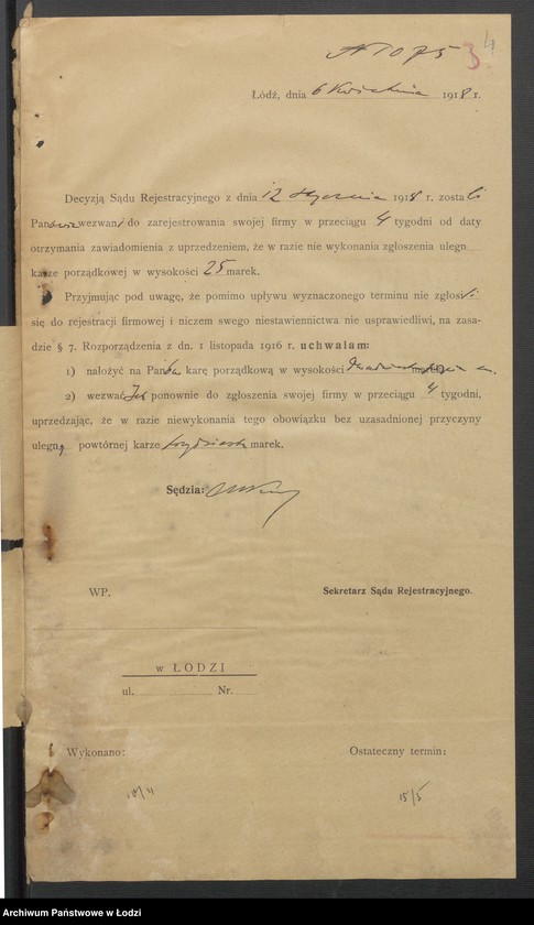 Obraz 6 z jednostki "Izrael Chaim Praszkier- sprzedaż farb"