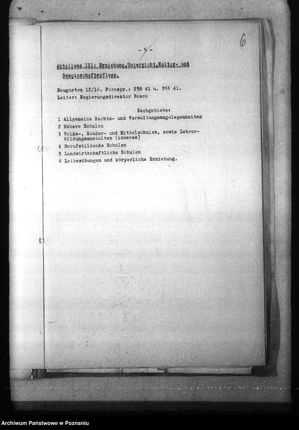 Obraz 10 z jednostki "Geschäftsverteilungsplan der Behörde des Reichsstatthalters in Danzig- Westpreussen"