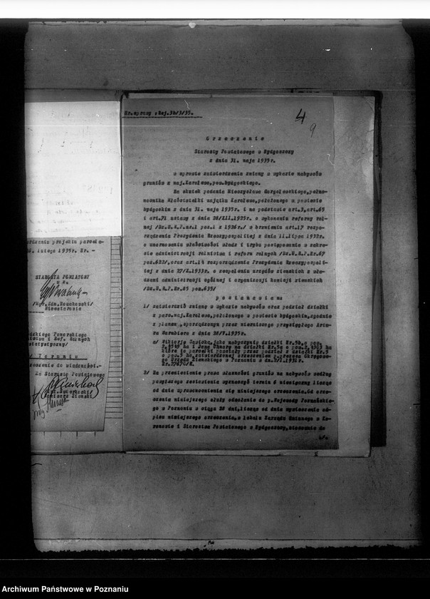 Obraz 13 z jednostki "Parcelacja prywatna majętności Karolewo powiat bydgoski"