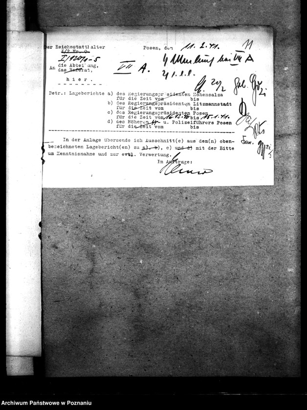 Obraz 15 z jednostki "Lageberichte über Wohnungs - und Siedlungswesen"