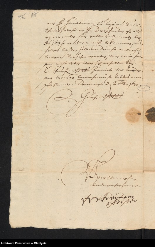 image.from.unit.number "Berichte in Kriegs-Sachen 1635 Februar. Wibranzen Sachen"