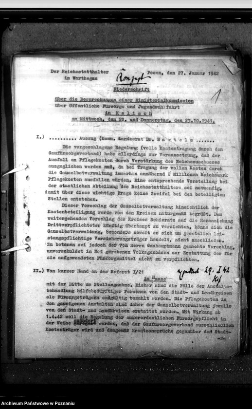 Obraz 5 z jednostki "Kostentragung der öffentlichen Fürsorge - Anstaltspflege"