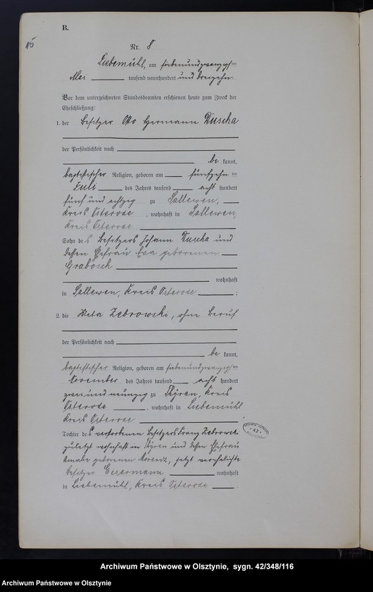 image.from.unit.number "Heirats-Neben-Register Nr 1 - 28"