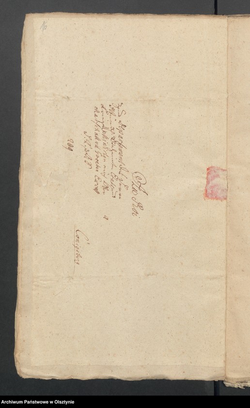 image.from.unit.number "Wegen der Anlehne aus der Powundenschen Lindenausche Legaten Caße"