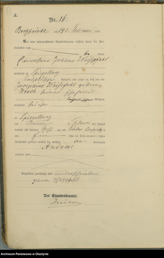 image.from.unit.number "Geburts-Haupt-Register Nr 1 - 119"