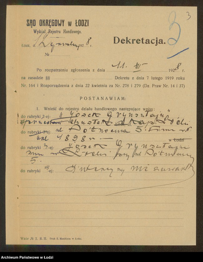 Obraz 5 z jednostki "Josek Grynsztajn – sprzedaż chustek i kapeluszy"