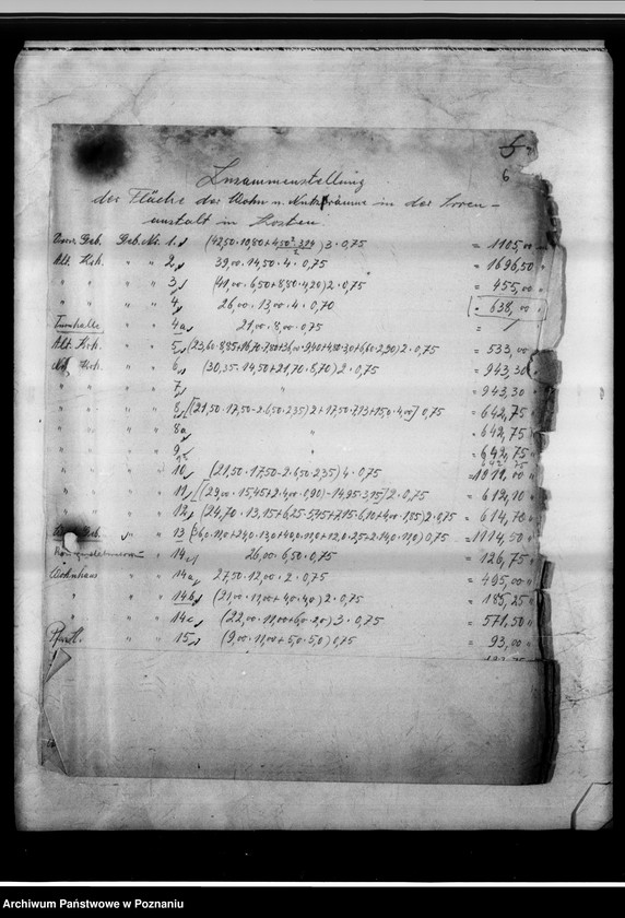 Obraz 10 z jednostki "Verhandlungen und Vertrag über die Vermietung an die Vermacht - Gauheilanstalt Kosten."