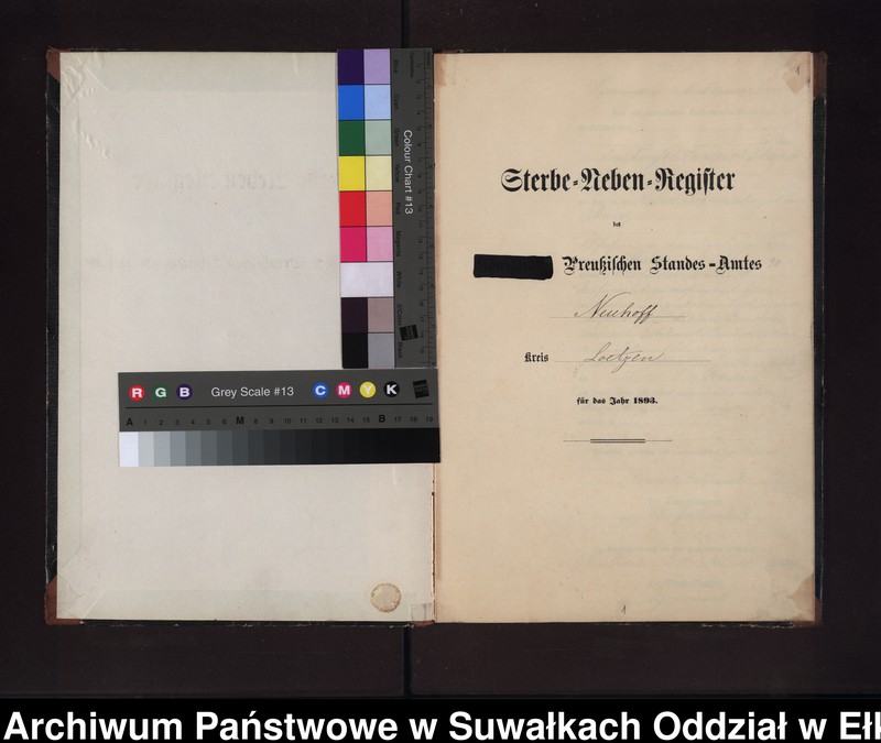 image.from.unit.number "Sterbe-Neben-Register des Preussischen Standes-Amtes Neuhoff Kreis Loetzen"