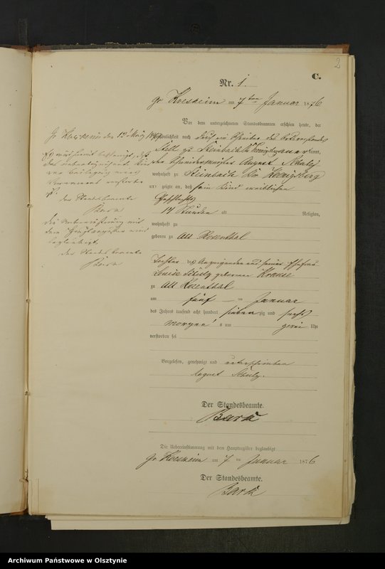 Obraz z jednostki "Sterbe-Neben-Register Nr 1 - 26"