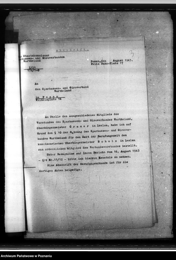 Obraz 7 z jednostki "Sparkassen und Giroverband Wartheland"