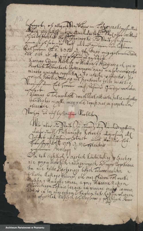 Obraz 14 z jednostki "Manuale expeditionum. Księga radziecka - korespondencja; język niemiecki, polski, łaciński"