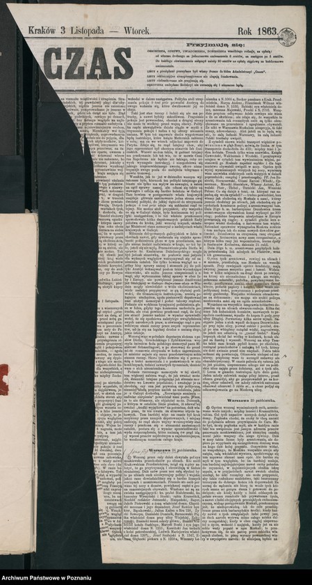 Obraz 14 z jednostki "A. betr. den polnischen Emigranten Gutspächter von Zaborowski"