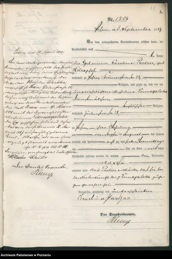 Obraz 14 z jednostki "Księga urodzeń t. IV"