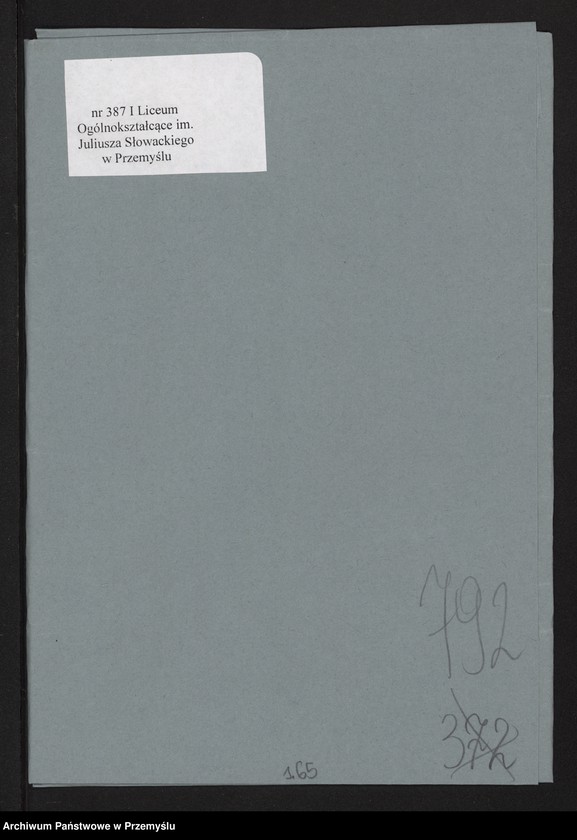 image.from.unit.number "Sprawozdanie Dyrekcji C.K. Wyższej Szkoły Realnej w Krakowie za rok szkolny 1899 XXIV"