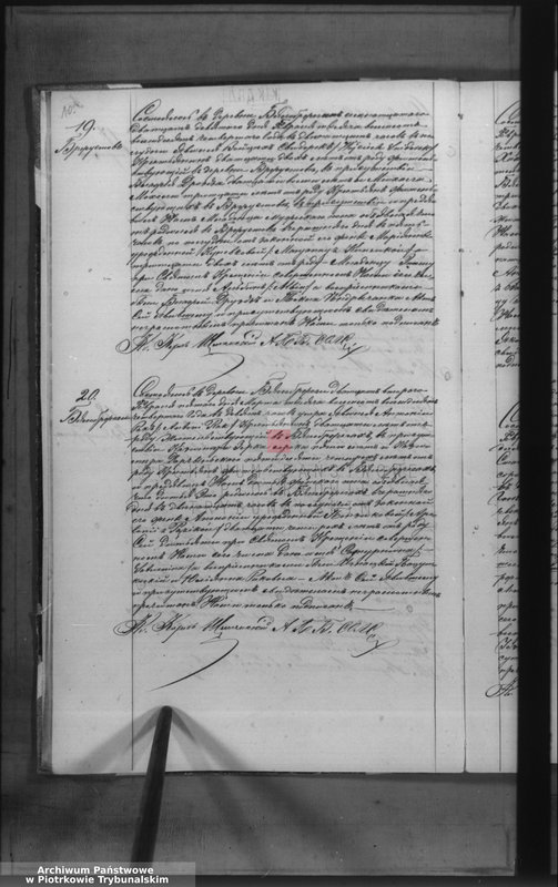 Obraz 14 z jednostki "[Księga duplikat aktów urodzonych, zaślubionych i zmarłych]"