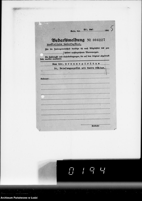 Obraz 9 z jednostki "[Zlecenia, rachunki i korespondencja w sprawie dostaw zamówionych towarów]"